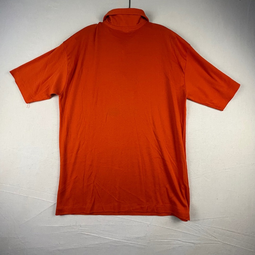 Vintage Champion Products Orange Polo Shirt XXL Made in USA 50/50 - Picture 9 of 10